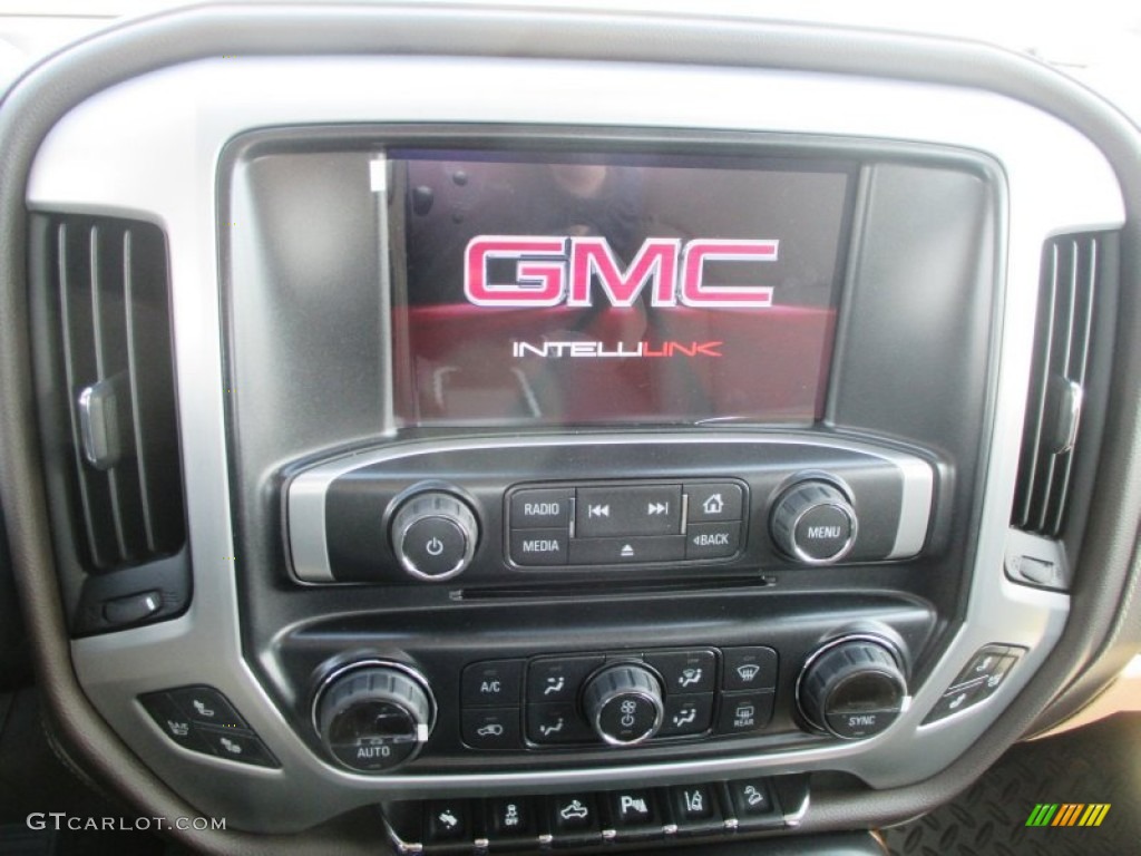 2015 GMC Sierra 1500 SLT Double Cab 4x4 Controls Photo #98811271