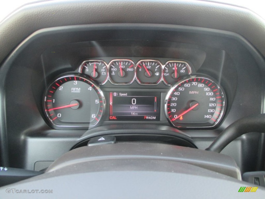 2015 GMC Sierra 1500 SLT Double Cab 4x4 Gauges Photos