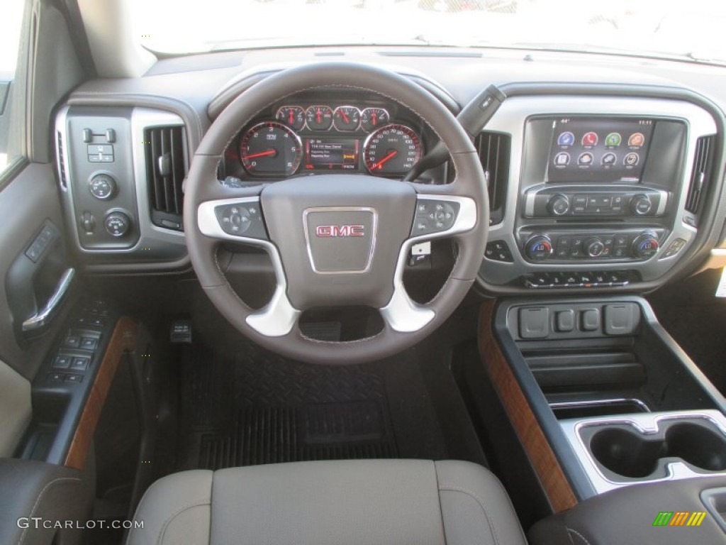 2015 GMC Sierra 1500 SLT Double Cab 4x4 Dashboard Photos
