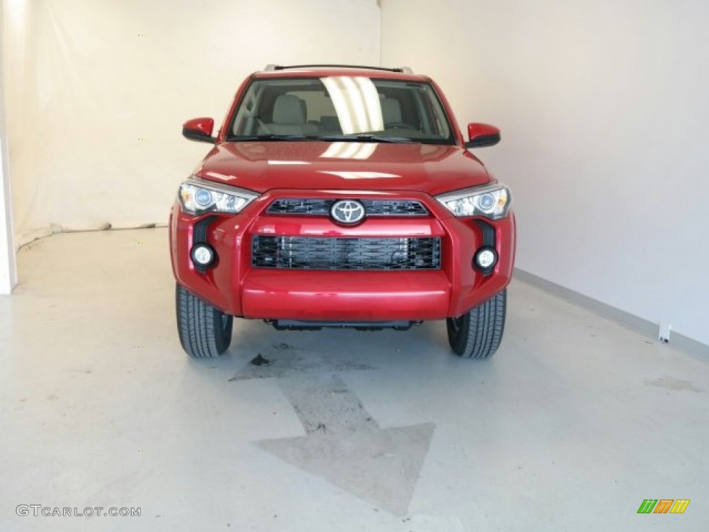2015 4Runner SR5 - Barcelona Red Metallic / Sand Beige photo #5