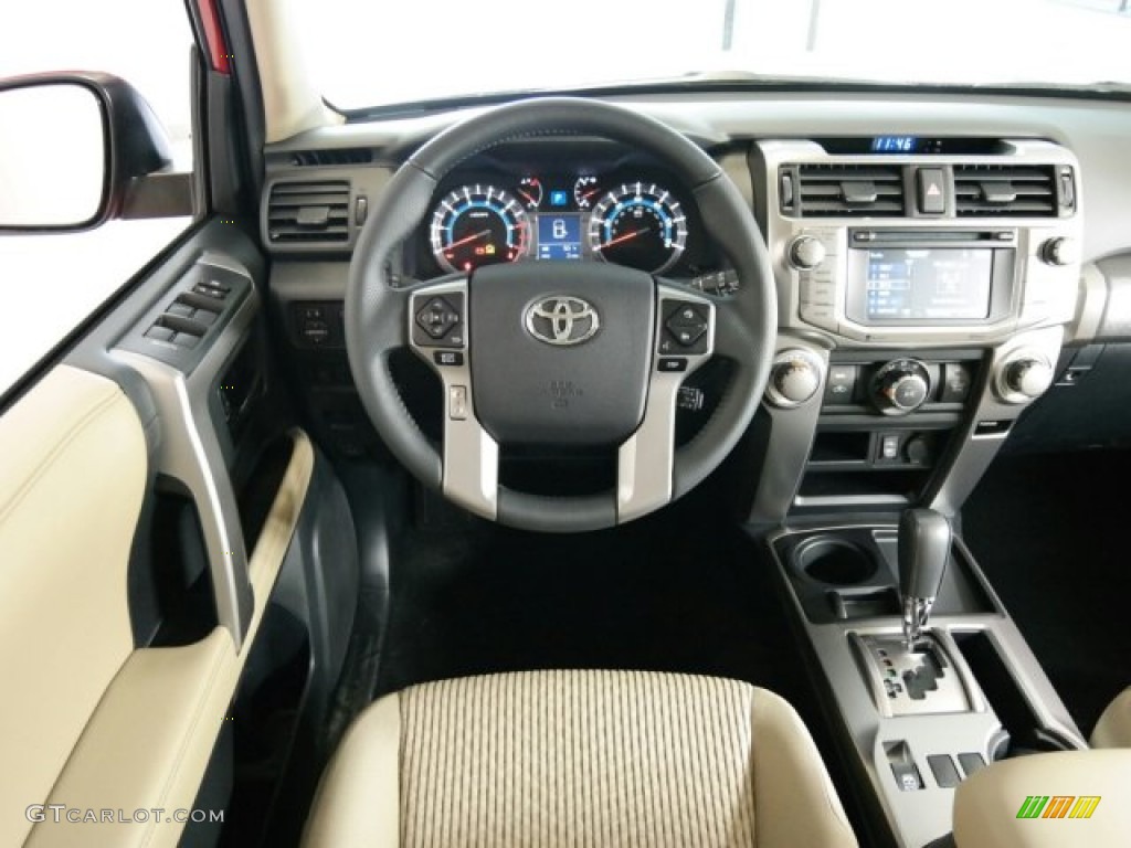 2015 4Runner SR5 - Barcelona Red Metallic / Sand Beige photo #15