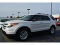 2011 White Suede Ford Explorer XLT  photo #7