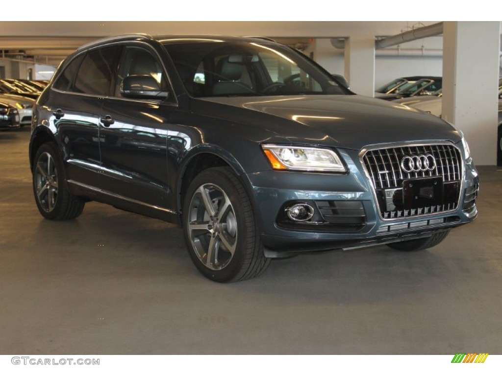 2015 Q5 3.0 TDI Premium Plus quattro - Utopia Blue Metallic / Black photo #1