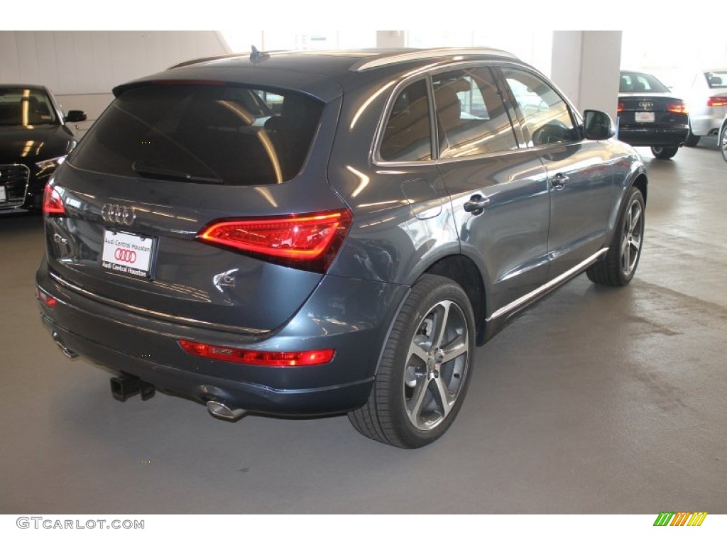 2015 Q5 3.0 TDI Premium Plus quattro - Utopia Blue Metallic / Black photo #8