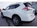 2015 Pearl White Nissan Rogue SL  photo #3