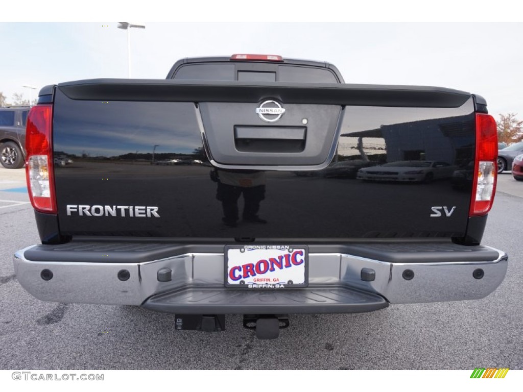 2015 Frontier SV Crew Cab - Super Black / Steel photo #4