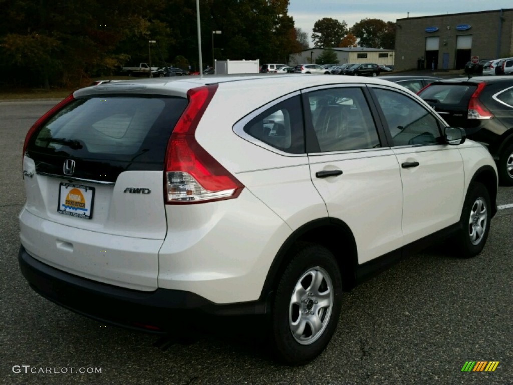 2014 CR-V LX AWD - White Diamond Pearl / Gray photo #2