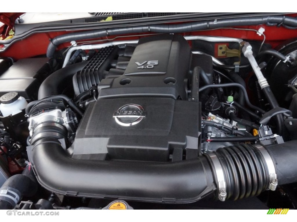 2015 Nissan Frontier SV Crew Cab Engine Photos