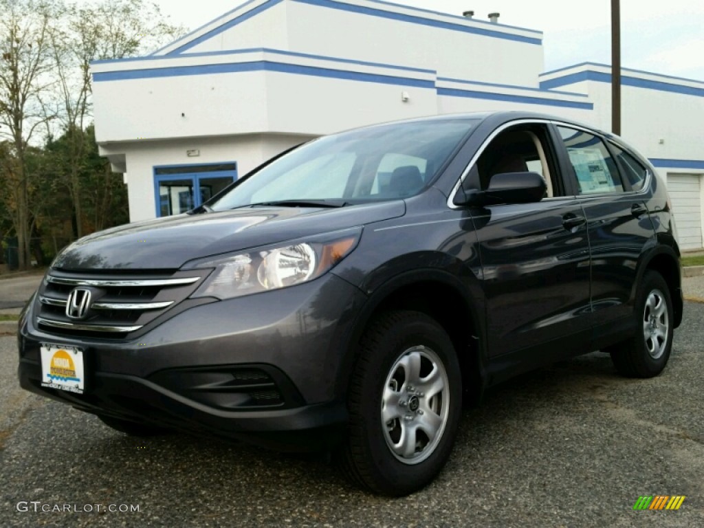 2014 CR-V LX AWD - Polished Metal Metallic / Gray photo #1