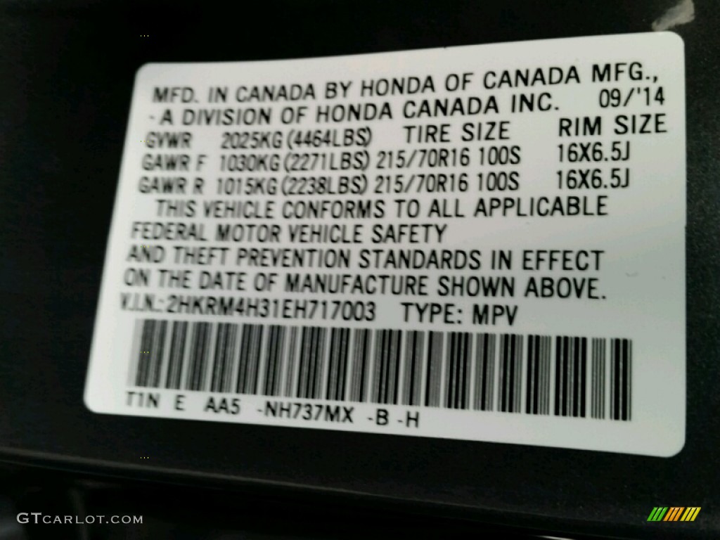2014 CR-V LX AWD - Polished Metal Metallic / Gray photo #4