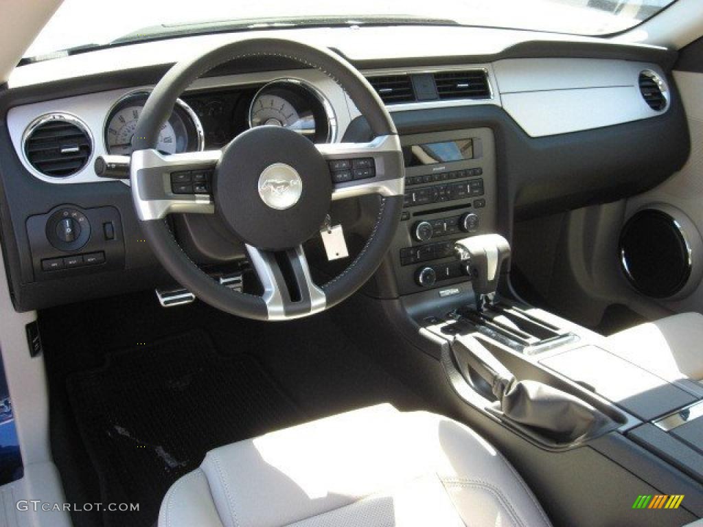 2010 Mustang V6 Premium Coupe - Kona Blue Metallic / Stone photo #6