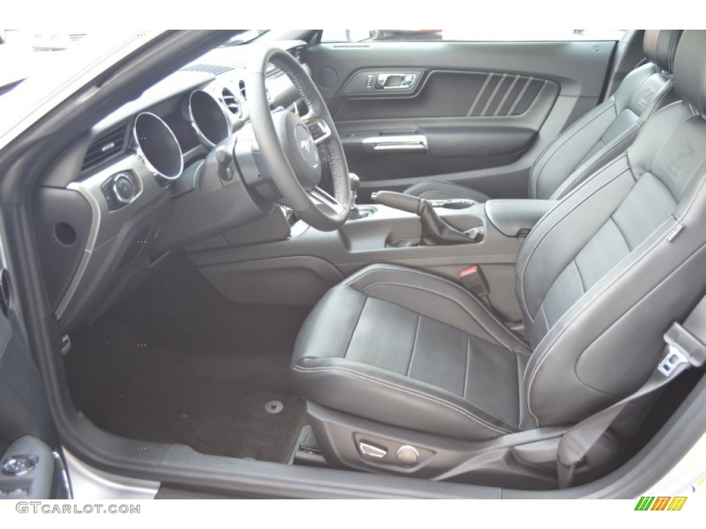 50 Years Raven Black Interior 2015 Ford Mustang GT Premium Coupe Photo #98822023