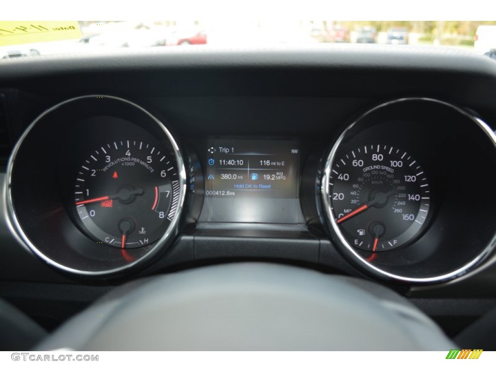 2015 Ford Mustang GT Premium Coupe Gauges Photo #98822383