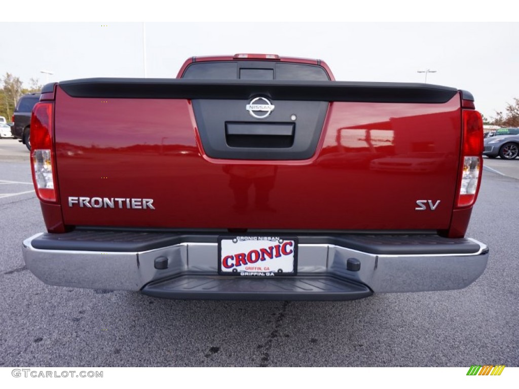 2015 Frontier SV King Cab - Cayenne Red / Beige photo #4