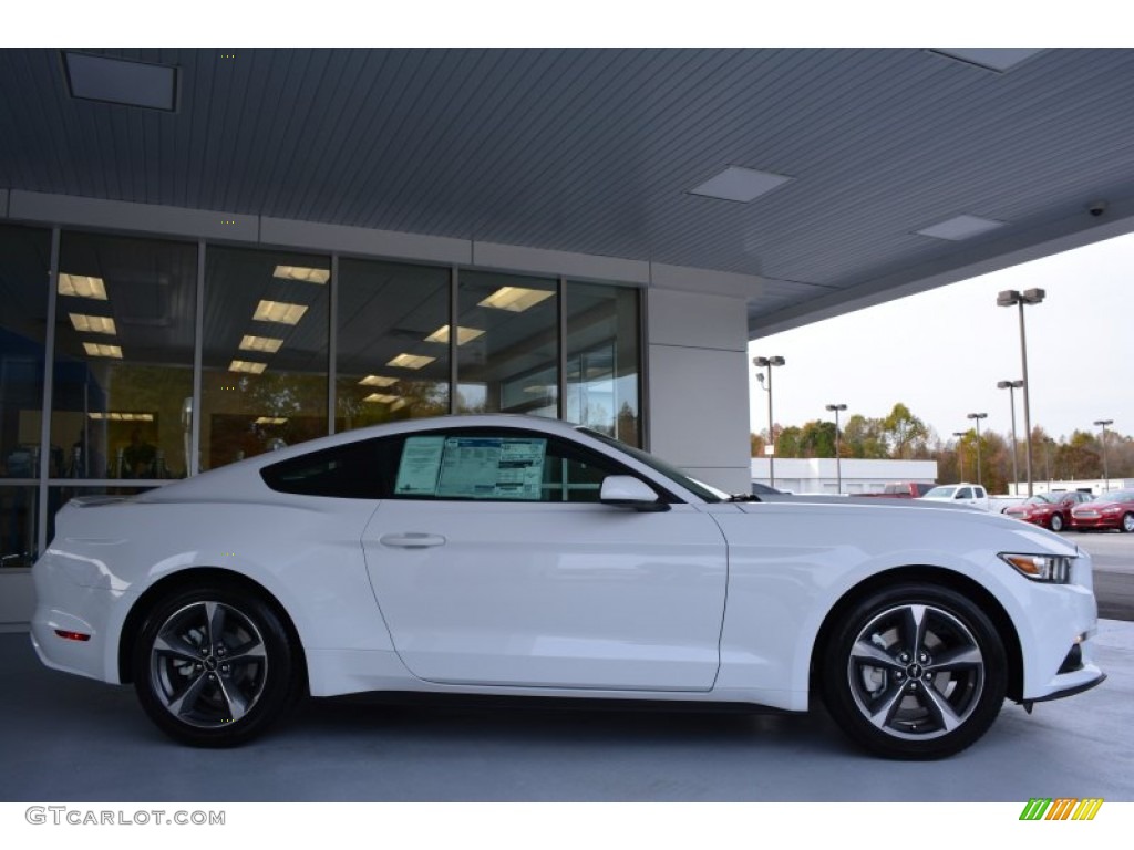 Oxford White 2015 Ford Mustang V6 Coupe Exterior Photo #98822515