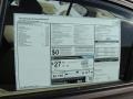 2015 BMW 3 Series 320i xDrive Sedan Window Sticker