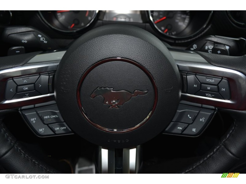 2015 Mustang V6 Coupe - Oxford White / Ebony photo #16