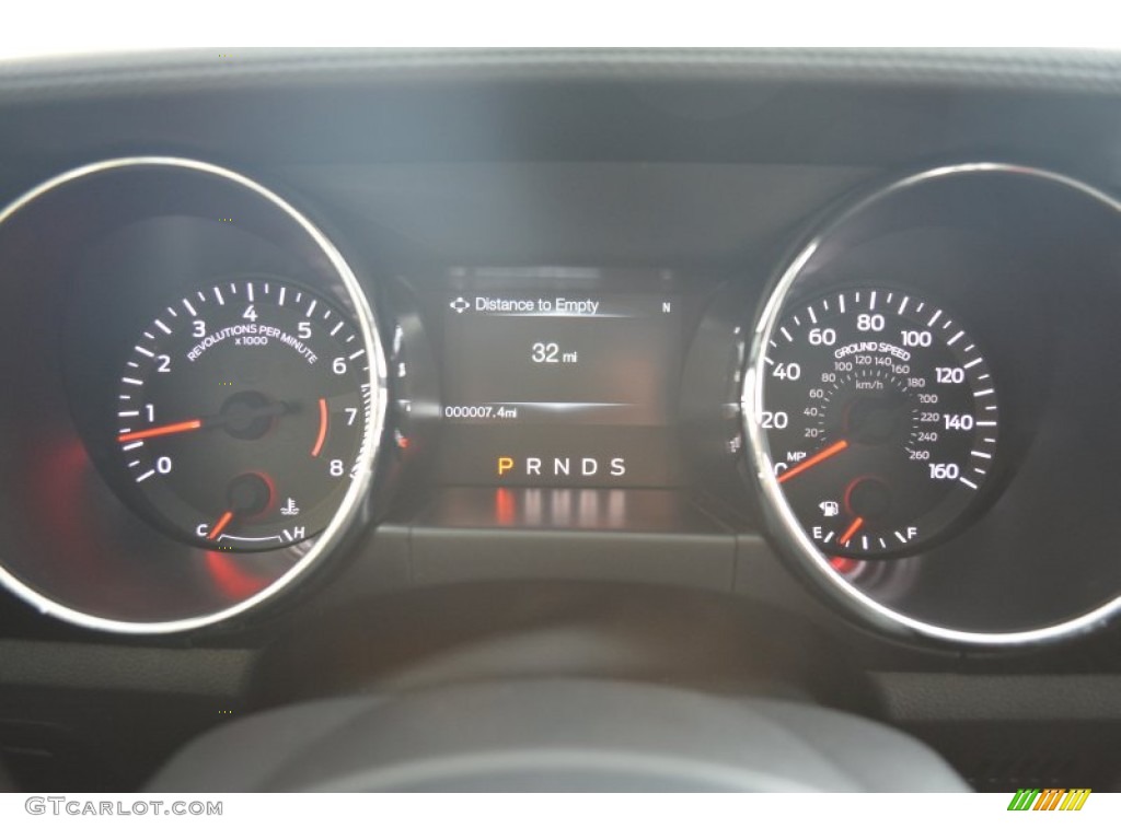 2015 Ford Mustang V6 Coupe Gauges Photo #98822854