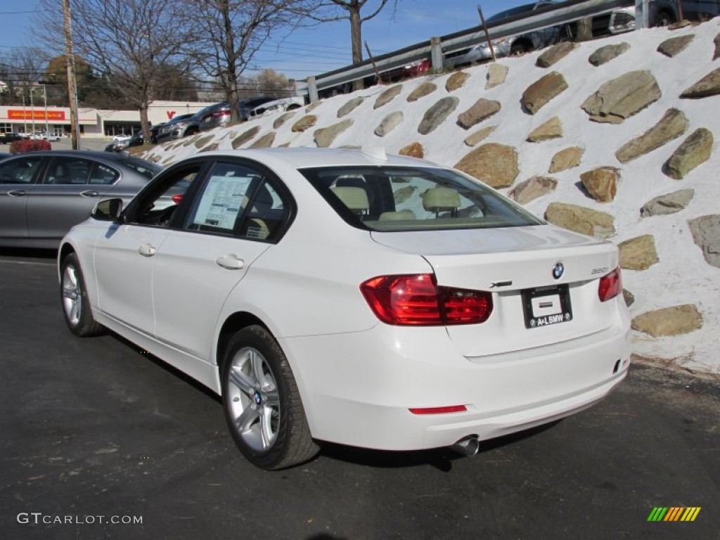 2015 3 Series 320i xDrive Sedan - Alpine White / Venetian Beige photo #5