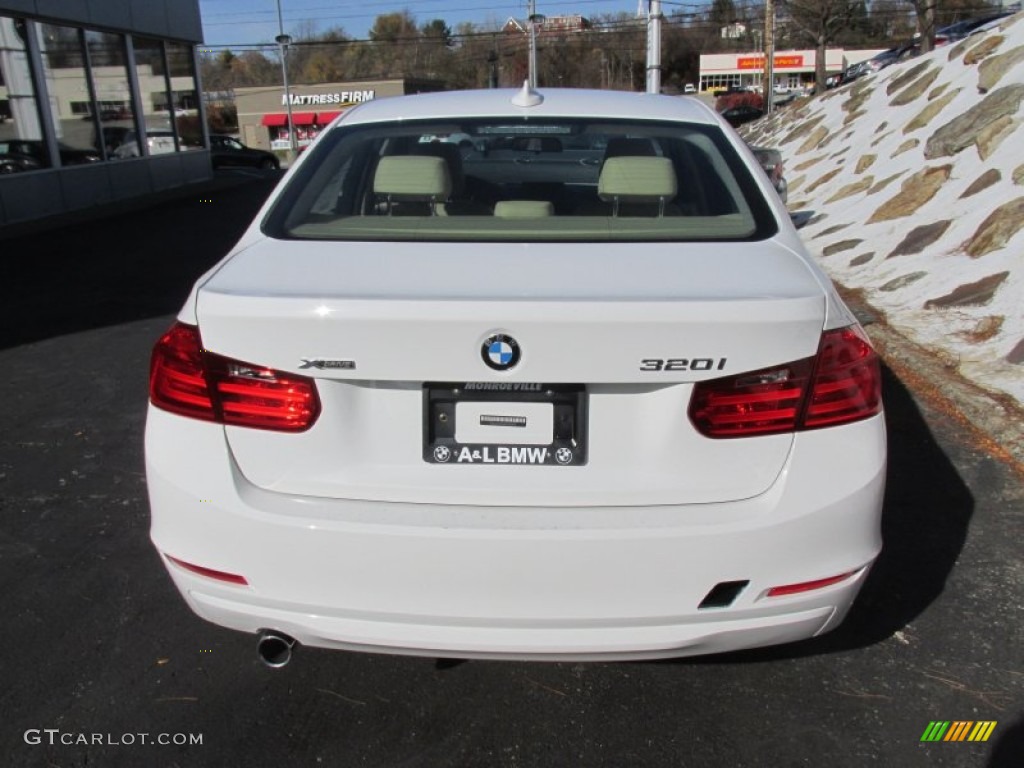 2015 3 Series 320i xDrive Sedan - Alpine White / Venetian Beige photo #6