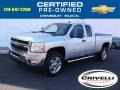Silver Ice Metallic 2013 Chevrolet Silverado 2500HD LT Extended Cab 4x4