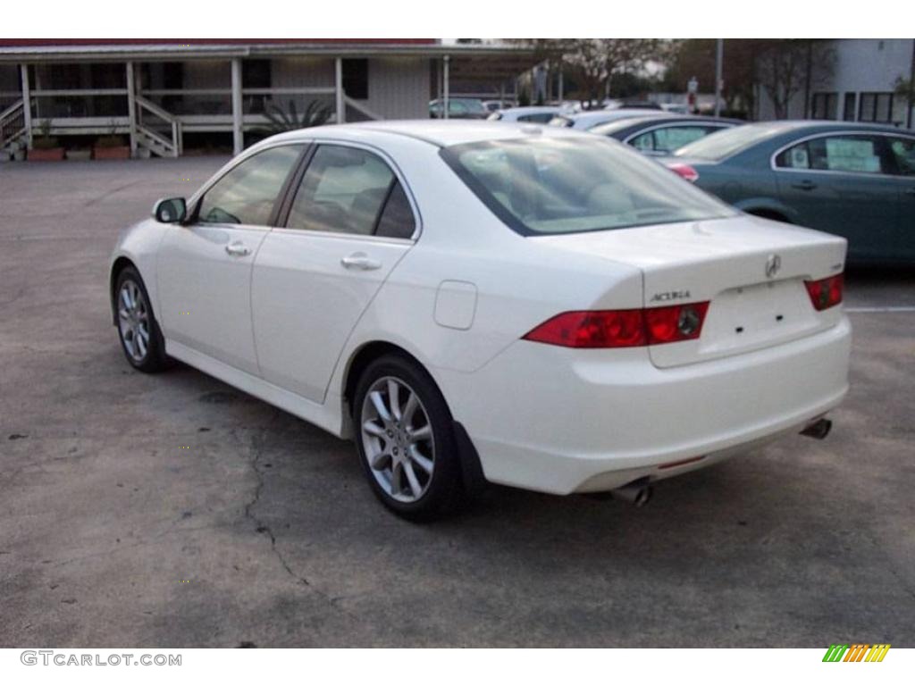 2008 TSX Sedan - Premium White Pearl / Parchment photo #3