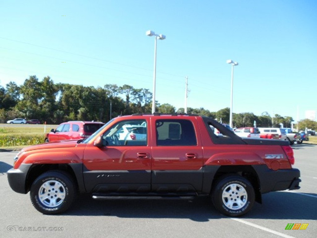 2003 Avalanche 1500 4x4 - Sunset Orange Metallic / Medium Neutral photo #2