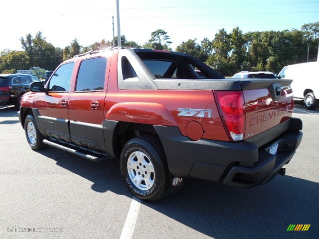 2003 Avalanche 1500 4x4 - Sunset Orange Metallic / Medium Neutral photo #3