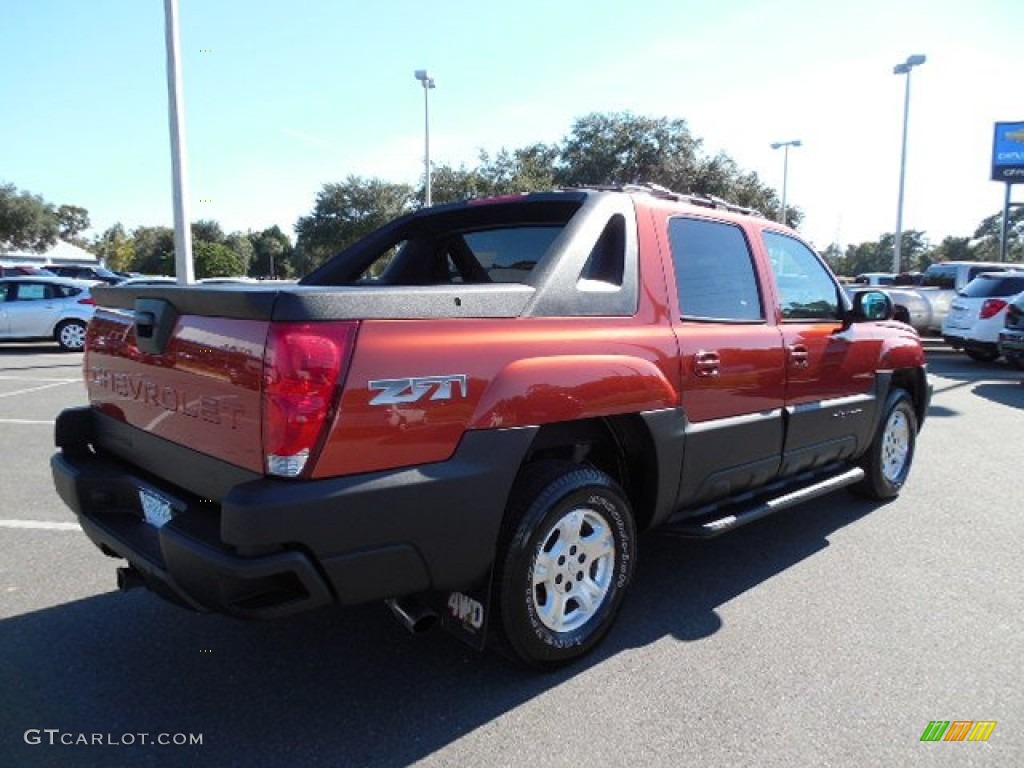 2003 Avalanche 1500 4x4 - Sunset Orange Metallic / Medium Neutral photo #8