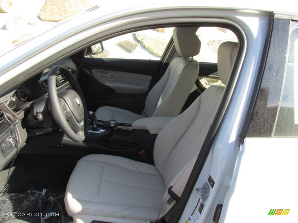 2015 3 Series 328i xDrive Sedan - Alpine White / Venetian Beige photo #13