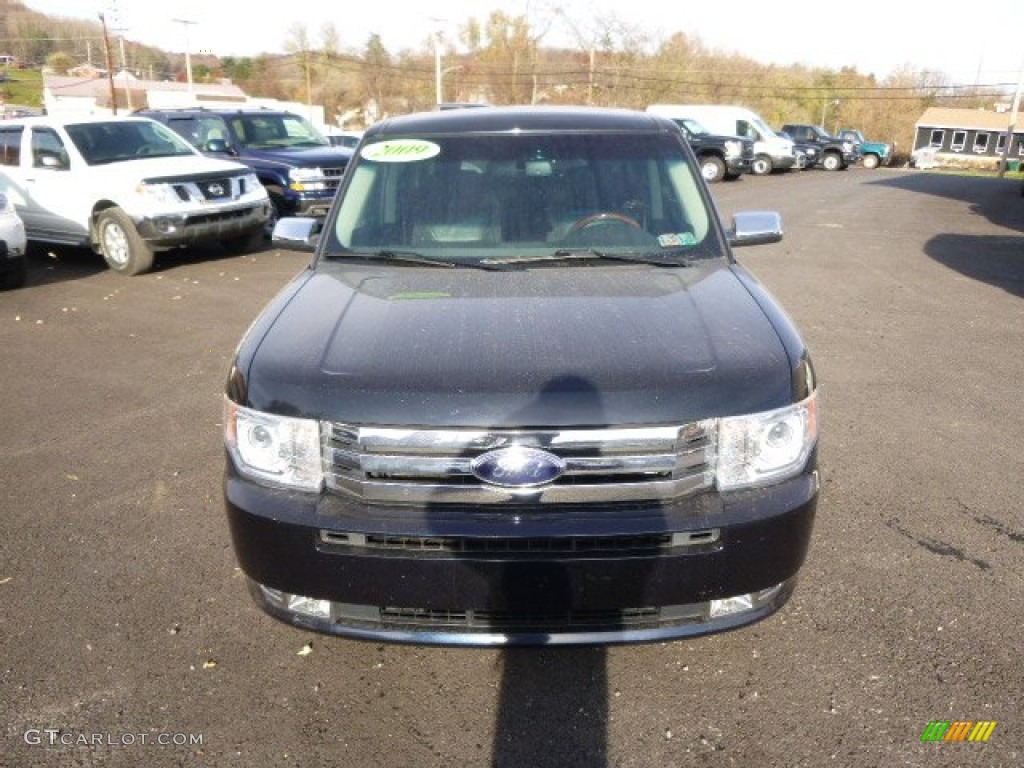 2009 Flex Limited AWD - Dark Ink Blue Metallic / Charcoal Black photo #2