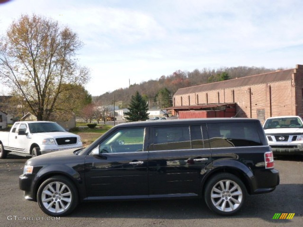 2009 Flex Limited AWD - Dark Ink Blue Metallic / Charcoal Black photo #8