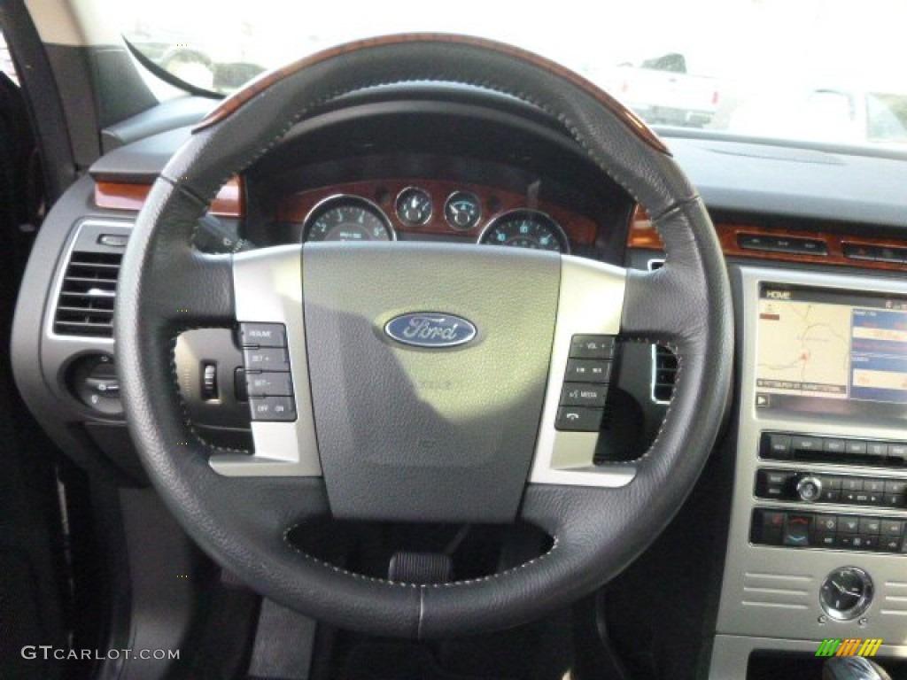 2009 Flex Limited AWD - Dark Ink Blue Metallic / Charcoal Black photo #18