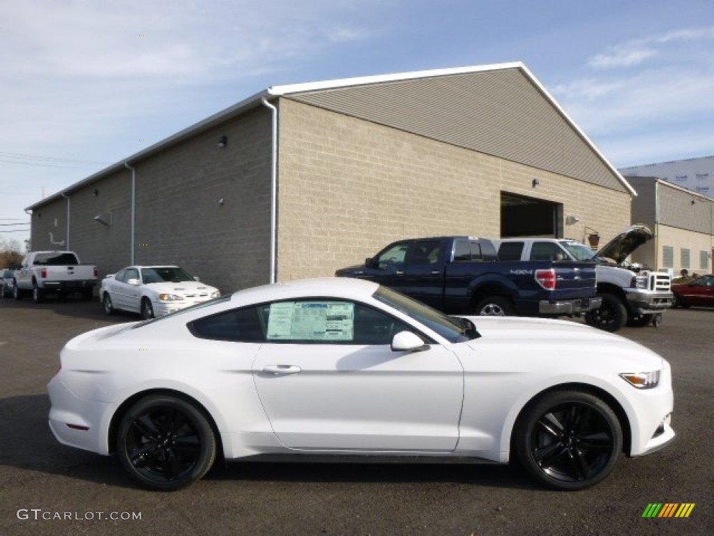 Oxford White 2015 Ford Mustang EcoBoost Coupe Exterior Photo #98828401