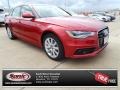 2015 Garnet Red Pearl Audi A6 3.0T Premium Plus quattro Sedan #98815588