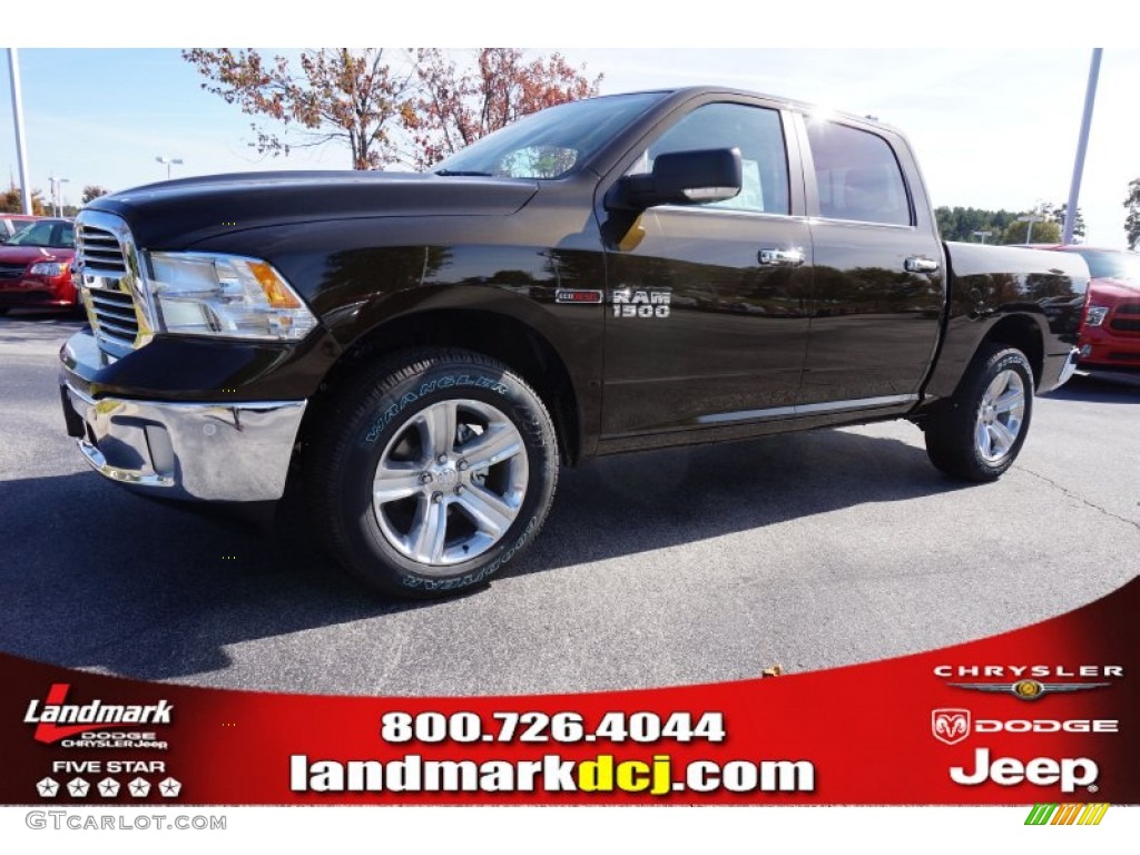 2014 1500 Big Horn Crew Cab - Black Gold Pearl Coat / Canyon Brown/Light Frost Beige photo #1