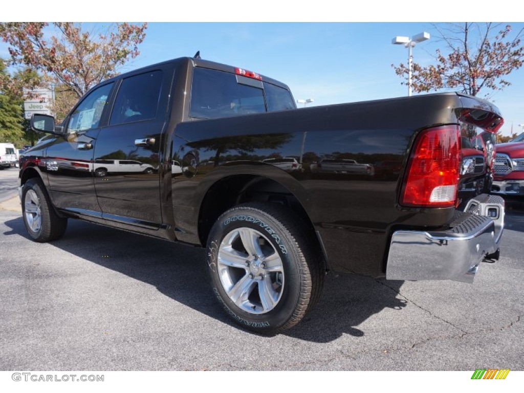 2014 1500 Big Horn Crew Cab - Black Gold Pearl Coat / Canyon Brown/Light Frost Beige photo #2