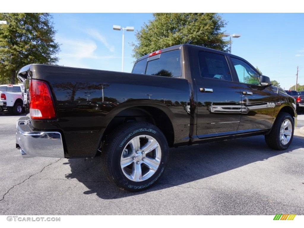 2014 1500 Big Horn Crew Cab - Black Gold Pearl Coat / Canyon Brown/Light Frost Beige photo #3
