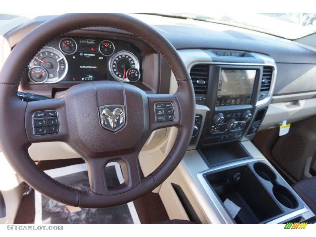 2014 1500 Big Horn Crew Cab - Black Gold Pearl Coat / Canyon Brown/Light Frost Beige photo #8