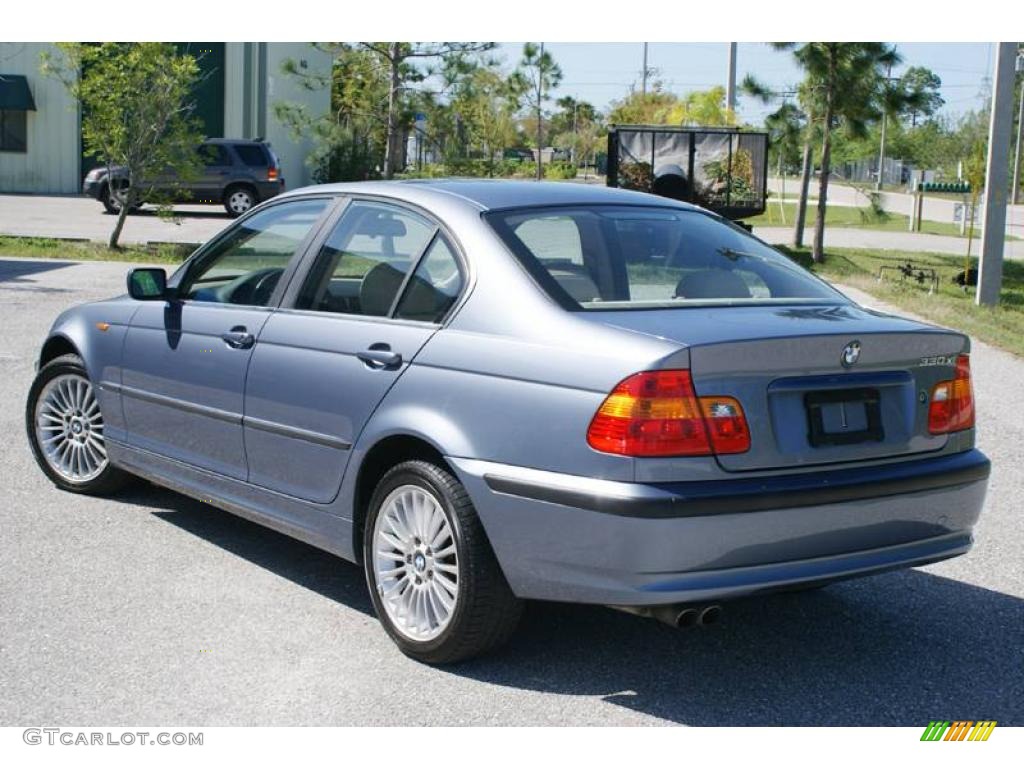 2002 3 Series 330xi Sedan - Steel Grey Metallic / Sand photo #3