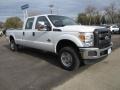 Oxford White - F250 Super Duty XL Crew Cab 4x4 Photo No. 2