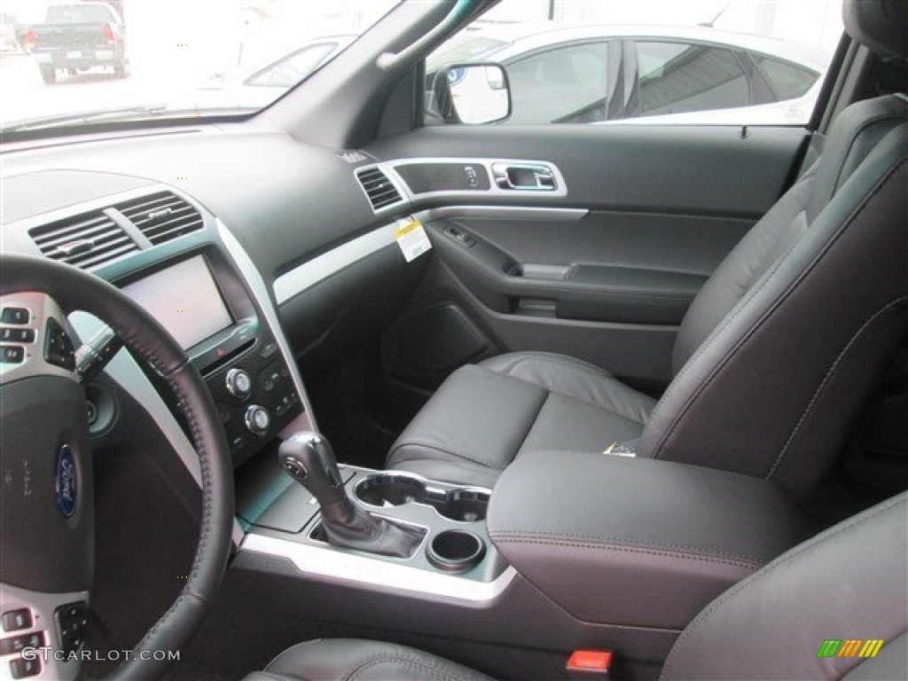 2015 Explorer XLT - Magnetic / Charcoal Black photo #24