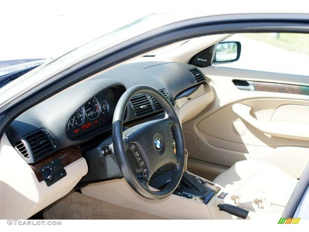 2002 3 Series 330xi Sedan - Steel Grey Metallic / Sand photo #14