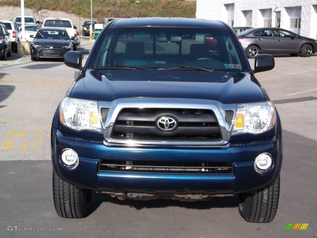 2006 Tacoma V6 TRD Access Cab 4x4 - Indigo Ink Pearl / Graphite Gray photo #5