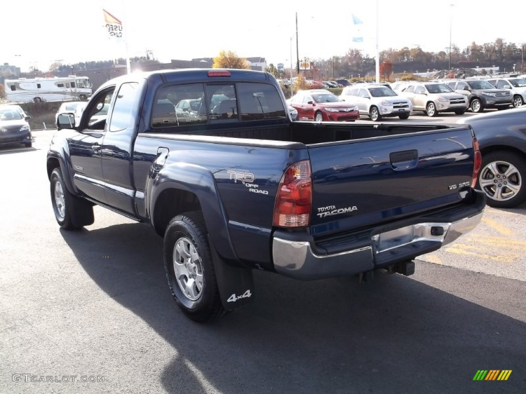 2006 Tacoma V6 TRD Access Cab 4x4 - Indigo Ink Pearl / Graphite Gray photo #8