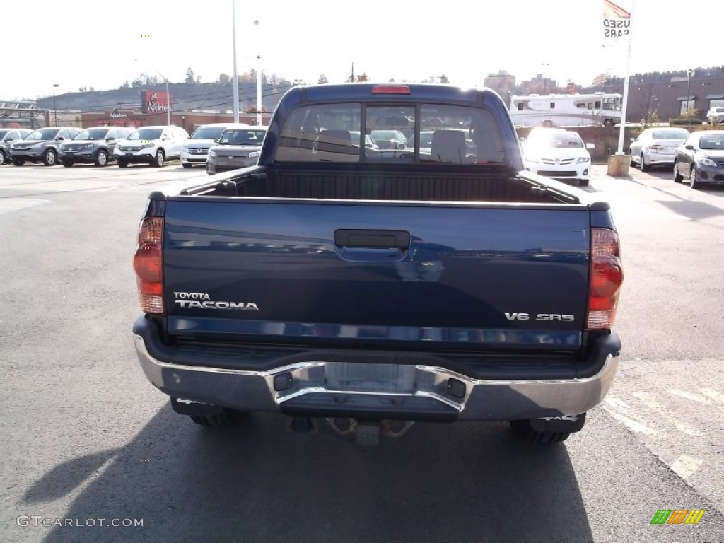 2006 Tacoma V6 TRD Access Cab 4x4 - Indigo Ink Pearl / Graphite Gray photo #9