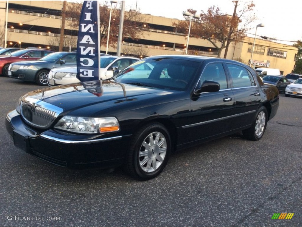 Black Lincoln Town Car