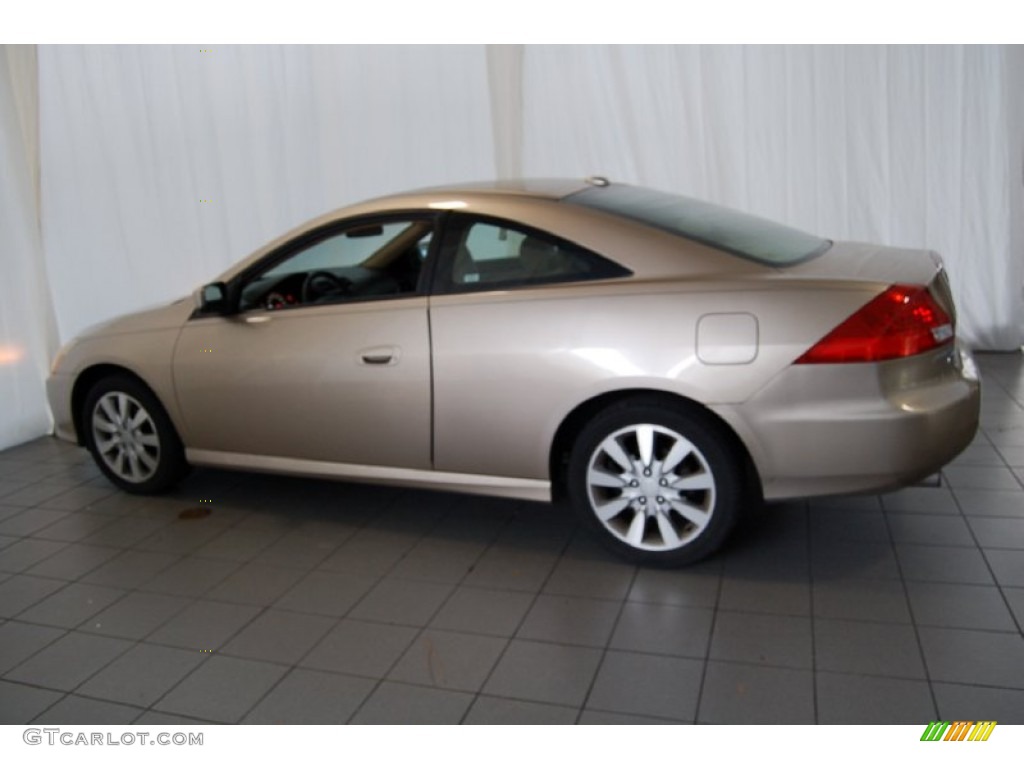 2006 Accord EX V6 Coupe - Desert Mist Metallic / Ivory photo #11