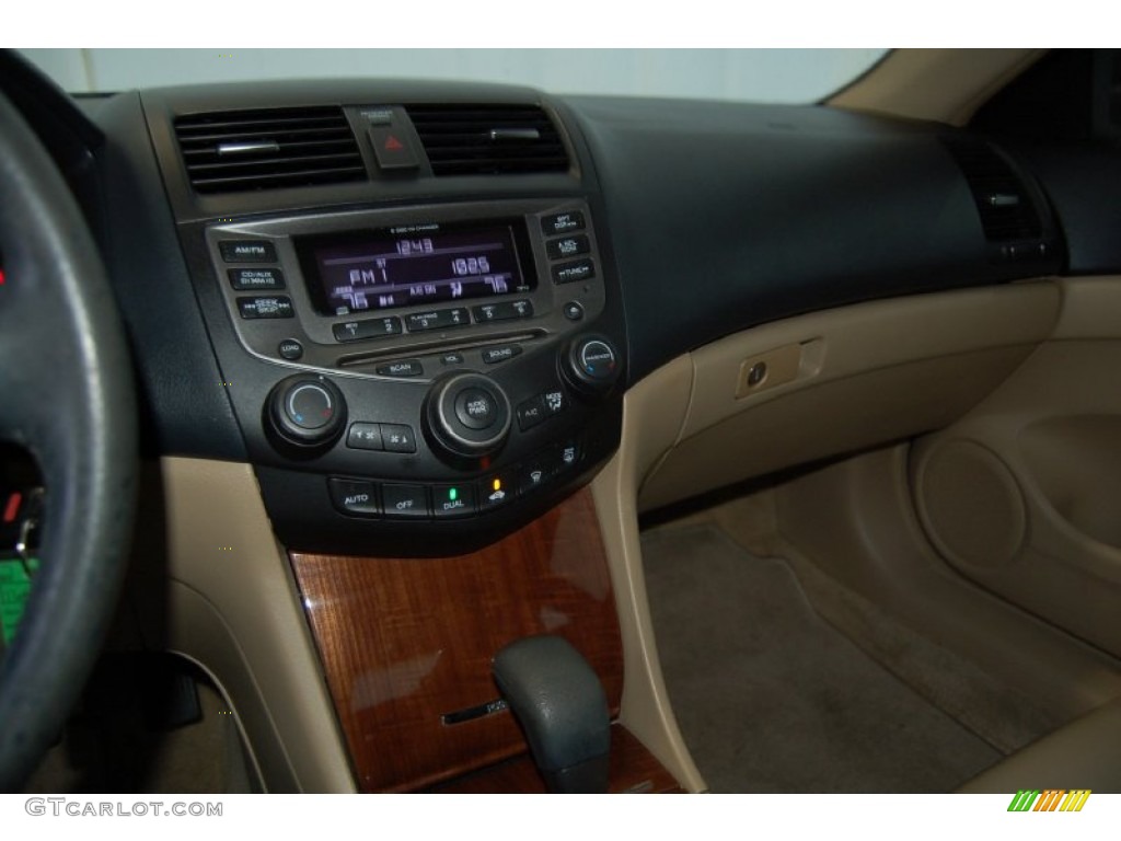 2006 Accord EX V6 Coupe - Desert Mist Metallic / Ivory photo #16