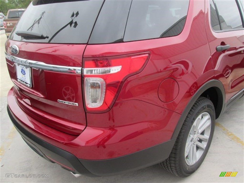 2015 Explorer FWD - Ruby Red / Medium Light Stone photo #3